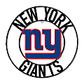 Imperial NFL Wrought Iron Wall Art, 24"H x 24"W x 1/2"D, New York Giants