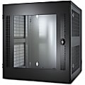 APC NetShelter 13U Wallmount Rack Cabinet Glass Door Double Hinged Server Depth -  - AR100 1 thumbnail image
