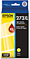 Epson® T273XL Claria® Premium 420-S Yellow High-Yield Ink Cartridge, T273XL320-S