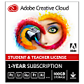 Adobe® Creative Cloud Student & Teacher License, 1-Year Subscription 1 thumbnail image