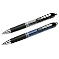 SKILCRAFT Vista Retractable Security Gel Pen, Fine Point, Black Barrel, Black Ink, Pack Of 3 (AbilityOne 7520-01-574-5970)