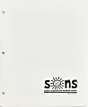 SONS System Pocket Folders, 9-1/2" x 12-1/2", White 1 thumbnail image