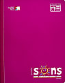 SONS System Journal-Style Notebooks, 9-3/4" x 7-1/2", 1 Subject, Primary Rule, 200 Sheets, Violet 1 thumbnail image