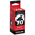 Lexmark™ 70 Black Ink Cartridge, 12A1970