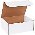 Partners Brand White Literature Mailers, 12" x 12" x 4", Pack Of 50
