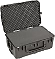 SKB Cases iSeries Protective Case With Layered Foam Interior, Built-In Pull Handle And 2 Wheels, 29"H x 18"W x 10-3/4"D, Black