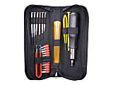 QVS 23pcs Computer Maintenance Tool Kit with Precision Screwdrivers - Tool kit - black 1 thumbnail image