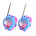 Sakar Peppa Pig 2-Piece Wrist Walkie Talkie Set With Built-In Watch, Pink/Blue 1 thumbnail image