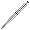 Waterman® Expert Ballpoint Pen, Medium Point, 1.0 mm, Silver Barrel, Blue Ink