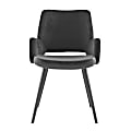 Eurostyle Desi Side Chair With Arms, Black 1 thumbnail image