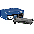 Brother® TN820 Black Toner Cartridge