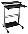 Luxor Standup Desk, 31-1/2"W, Black/Gray