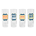 Wanda June Home by Miranda Lambert 4-Piece Shot Glass Set, 2.2 Oz, Blue 1 thumbnail image