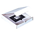 B O X Packaging 100% Recycled Single VHS Tape And Literature Mailers, 11 1/8"H x 8 3/4"W x 4"D, White, Pack Of 50