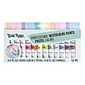 Brea Reese Professional Watercolor Paint, Pastel Colors, Set Of 12 Tubes