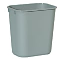 Rubbermaid® Durable Polyethylene Wastebasket, 3 1/4 Gallons (12.3L), Gray