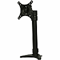 Peerless-AV LCT100S Desk Mount for Flat Panel Display - Black - Height Adjustable - 12" to 38" Screen Support - 20 lb Load Capacity - 75 x 75, 100 x 100 - VESA Mount Compatible - 1