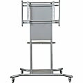 Balt Elevation Flat Panel TV Cart - Up to 70" Screen Support - 125 lb Load Capacity - Flat Panel Display Type Supported - 1 x Shelf(ves)55.8" Width - Floor Stand - Gray