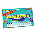 Sanford® Mr. Sketch® Unscented Markers, Assorted Colors, Pack Of 12 1 thumbnail image
