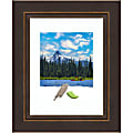 Amanti Art Rectangular Wood Picture Frame, 15” x 18” With Mat, Lara Bronze 1 thumbnail image