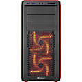 Corsair Graphite Series 230T Windowed Compact Mid Tower Case -Rebel Orange - Mid-tower - Black, Rebel Orange - Steel, Plastic - 11 x Bay - 3 x 4.72" x Fan(s) Installed - 0 - Mini ITX, ATX, Micro ATX Motherboard Supported - 13.34 lb - 6 x Fan(s) Supported 1 thumbnail image