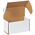 Partners Brand White Outside Tuck Mailers, 10 5/16" x 5" x 5 9/16", Pack Of 50