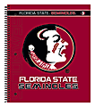 Markings by C.R. Gibson® Notebook, 9 1/8" x 11", 3 Subject, College Ruled, 300 Pages (150 Sheets), Florida State Seminoles