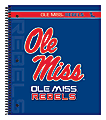 Markings by C.R. Gibson® Notebook, 9 1/8" x 11", 3 Subject, College Ruled, 300 Pages (150 Sheets), University Of Mississippi Rebels 1 thumbnail image