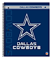 Markings by C.R. Gibson® Notebook, 9 1/8" x 11", 3 Subject, College Ruled, 300 Pages (150 Sheets), Dallas Cowboys