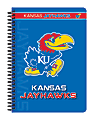Markings by C.R. Gibson® Notebook, 5" x 7", 1 Subject, College Ruled, 160 Pages (80 Sheets), Kansas Jayhawks