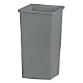 Tenex Corner Waste Receptacle, 23 Gallons, Gray 1 thumbnail image
