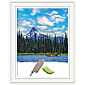 Amanti Art Craftsman White Wood Picture Frame, 23 x 29", Matted For 18" x 24"