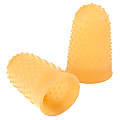 Swingline® Rubber Fingertips, #11 1/2, 5/8" Diameter, Amber, Box Of 12 1 thumbnail image