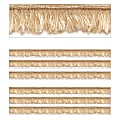 Carson Dellosa Education Straight Borders, Schoolgirl Style Simply Boho Fringe, 36' Per Pack, Set Of 6 Packs 1 thumbnail image