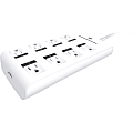Ubiquiti mPower PRO 8-Port mFi Power Strip with Ethernet and Wi-Fi - 8 x AC Power, 1 x RJ-45 - 15 A Current - 125 V AC Voltage - Wall Mountable