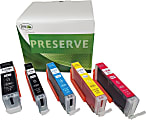 IPW Preserve Remanufactured Black; Photo Black; Cyan; Magenta; Yellow High-Yield Ink Cartridge Replacement For Canon® 270XL, 271XL, Pack Of 5