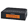 Sangean RCR-5BK AM/FM Digital Tuning Clock Radio, 2-1/4”H x 6-13/16”W x 5-5/8”D