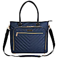 Kenneth Cole Reaction Chelsea Messenger Bag With 15" Laptop Pocket, Navy 1 thumbnail image