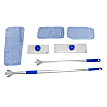 Hospeco SPHERGO Cleaning System Starter Kit, 6”W x 62”L, White/Blue