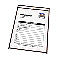 C-Line® Stitched Vinyl Shop Ticket Holders, 8 1/2" x 11", Clear, Box Of 25 1 thumbnail image