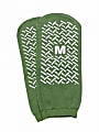 Medline Single-Tread Terry Cloth Slippers, Medium, Green, Pack Of 48 Pairs 1 thumbnail image