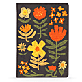 Denik Embroidered Journal Notebook, 8-1/2" x 9-1/2", Ruled, Chunky Flowers 1 thumbnail image
