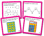 Carson-Dellosa Math Challenge Curriculum Cut-Outs, 5" x 5 1/2", Multicolor, Grade 4