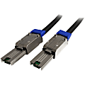 StarTech.com 3m External Mini SAS Cable - Serial Attached SCSI SFF-8088 to SFF-8088 - SAS for Network Device, Hard Drive, Storage Drive - 3m - 1 Pack - 1 x SFF-8088 Mini-SAS - 1 x SFF-8088 Mini-SAS - Black 1 thumbnail image