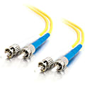 C2G-3m ST-ST 9/125 OS1 Duplex Singlemode PVC Fiber Optic Cable (LSZH) - Yellow - 3m ST-ST 9/125 Duplex Single Mode OS2 Fiber Cable - LSZH - Yellow - 10ft