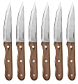 Cuisinart 6-Piece Triple-Rivet Steak Knife Set, Walnut