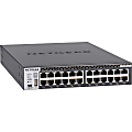 Netgear ProSafe M4300 24G Managed Switch 24x 10GbE - 24 Ports - Manageable - 10GBase-T, 10GBase-X - 4 Layer Supported - XSM4324CS100NES 1 thumbnail image