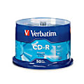 Verbatim® CD-R Spindle, 700MB, Pack of 50