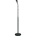 PylePro Universal Compact Base Microphone Stand with Adjustable & Pivotable Gooseneck - 60" Height - Glossy Black - Metal, Plastic - Black 1 thumbnail image