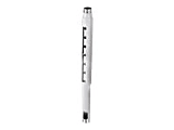 Chief Speed-Connect 12-18" Adjustable Extension Column - White - Aluminum - 500 lb